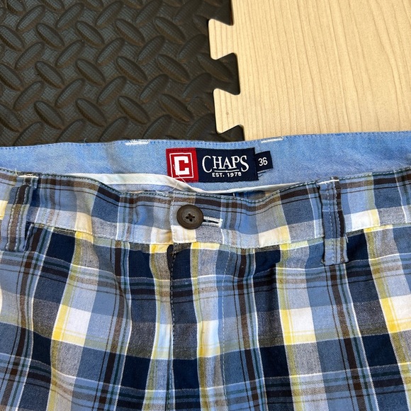 Used men’s size 36 Chaps flat front shorts #Chaps - Picture 5 of 8